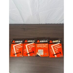 Vintage Modern Audels Carpenters and Builders Guides Vol 1–4 1950s Set